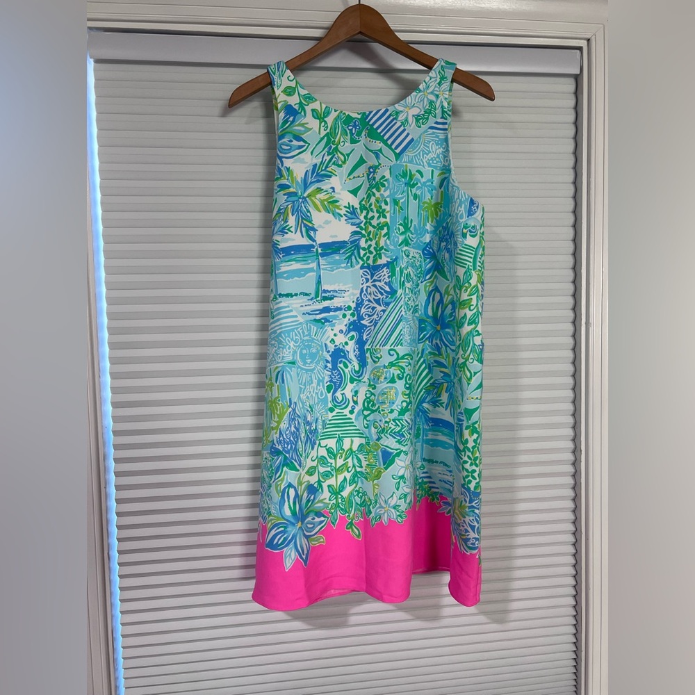 Lilly Pulitzer Jackie Dress - Pink and Blue - Picture 3 of 5